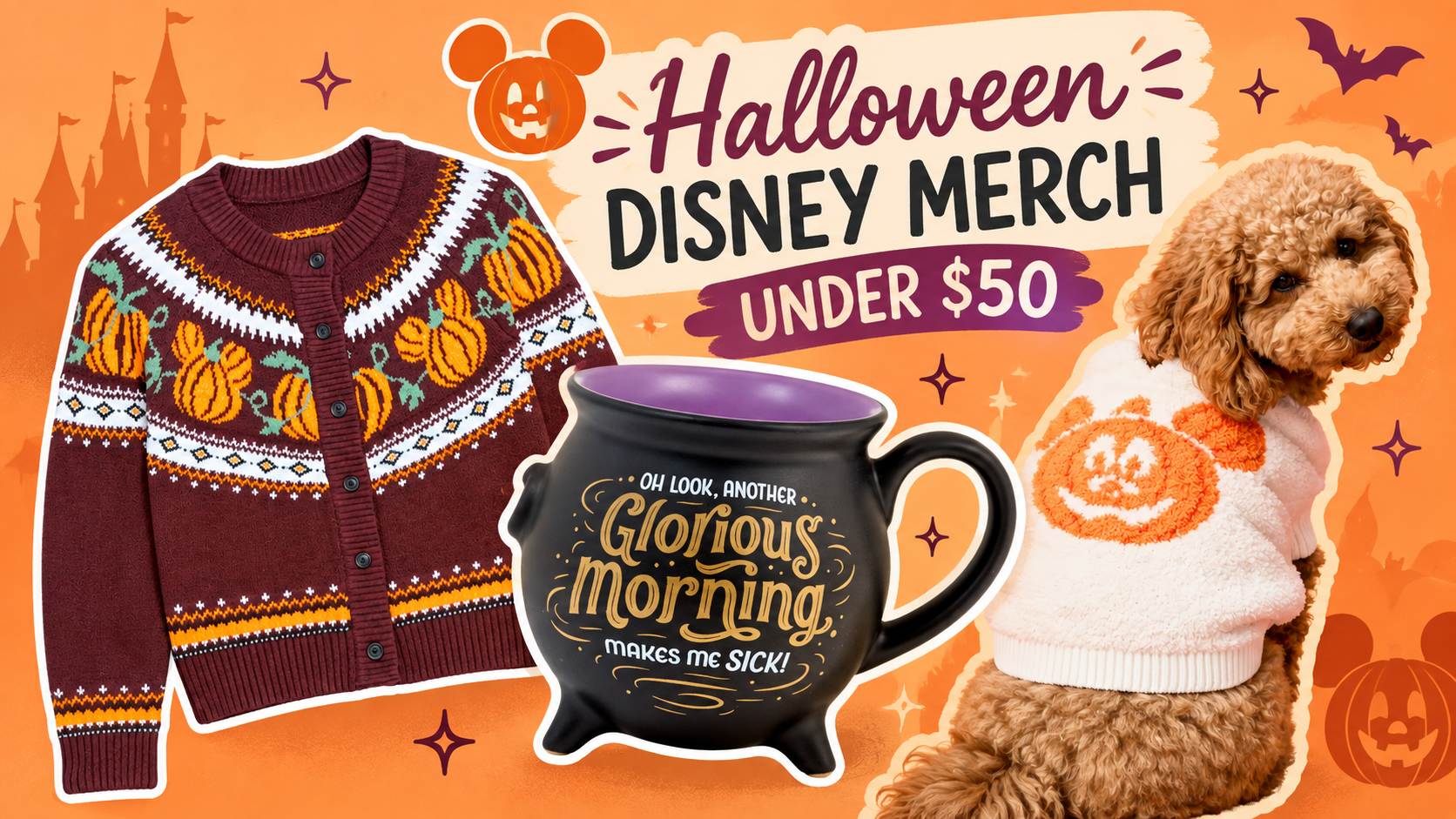 Halloween Disney Merch under $50